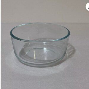 Pyrex 7200 2 Cup 470 mL Blue Tint Glass Food Storage Bowl No Lid Made in USA
